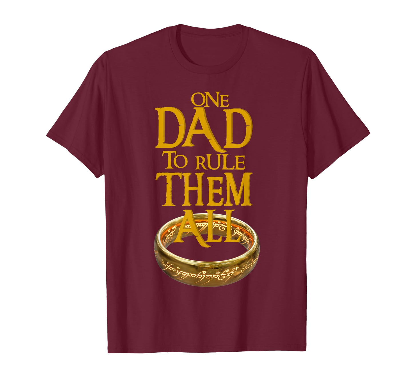 One Dad to Rule Them All Nerd Dad Father's Day Gift Tee T-Shirt