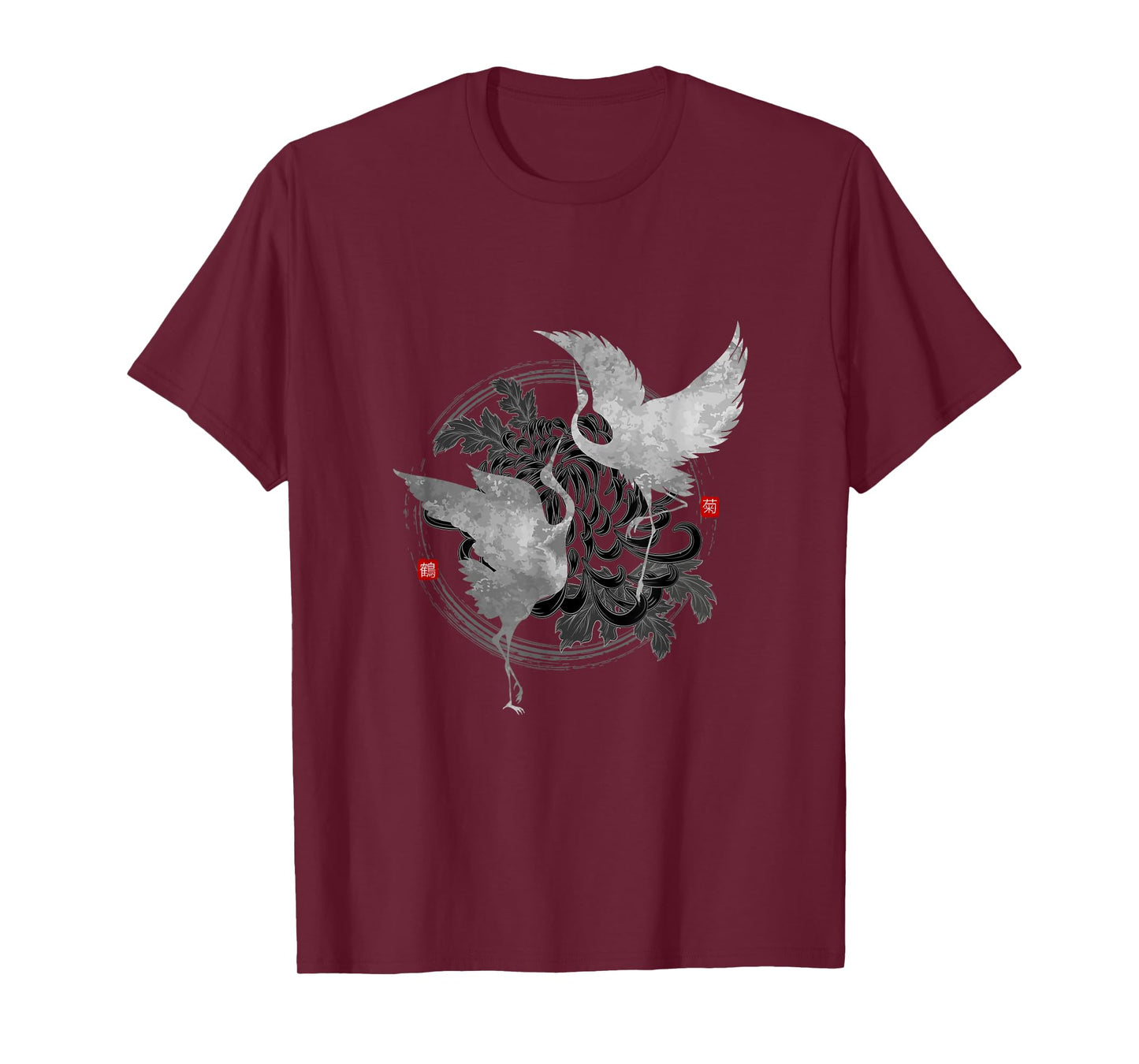 Pair of Dancing Cranes T-Shirt