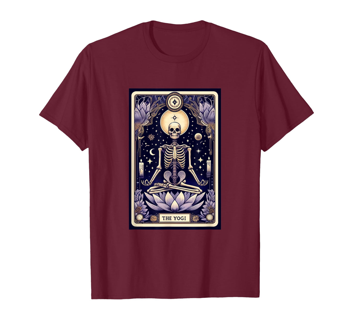 The Yogi Tarot Card Yoga Skeleton T-Shirt
