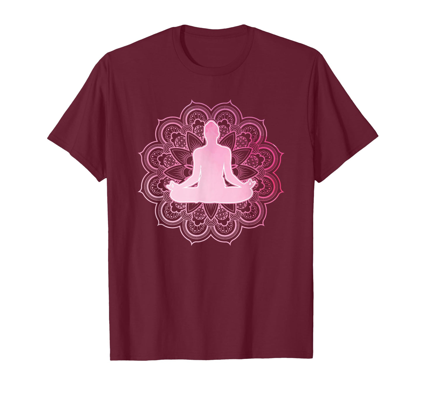 Yoga Meditation Mandala Design Spiritual T-Shirt