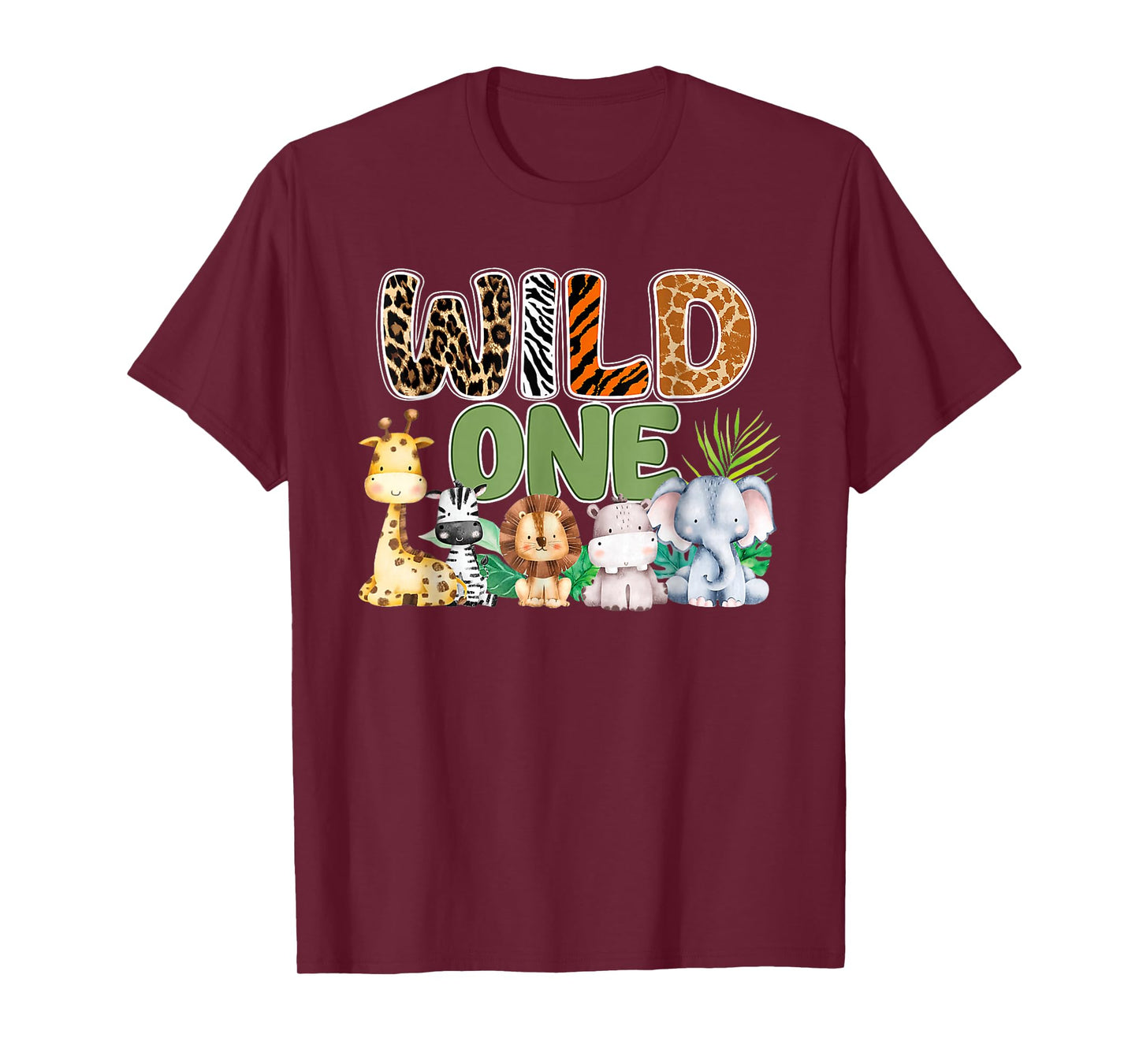 Wild One 1st Birthday Safari Family Matching T-Shirt