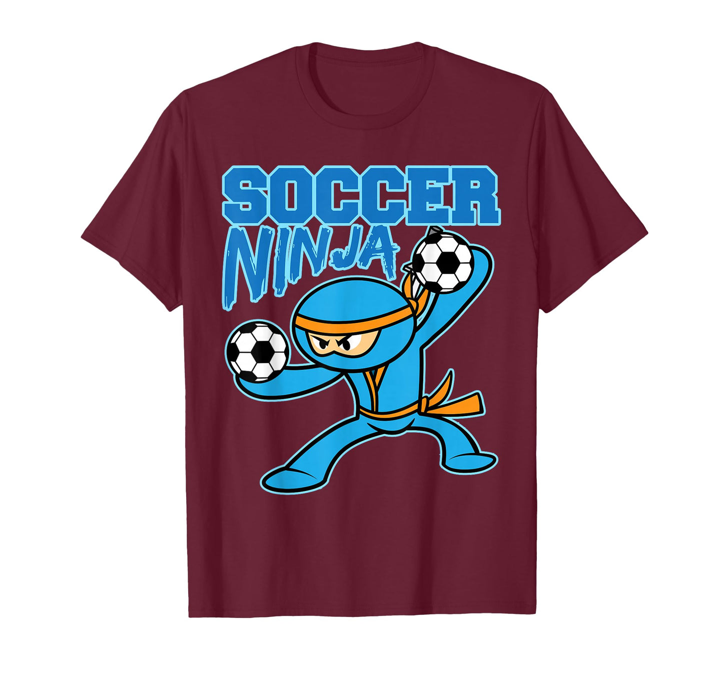 Soccer Ninja Player Cute Football Lovers Funny Gift T-Shirt