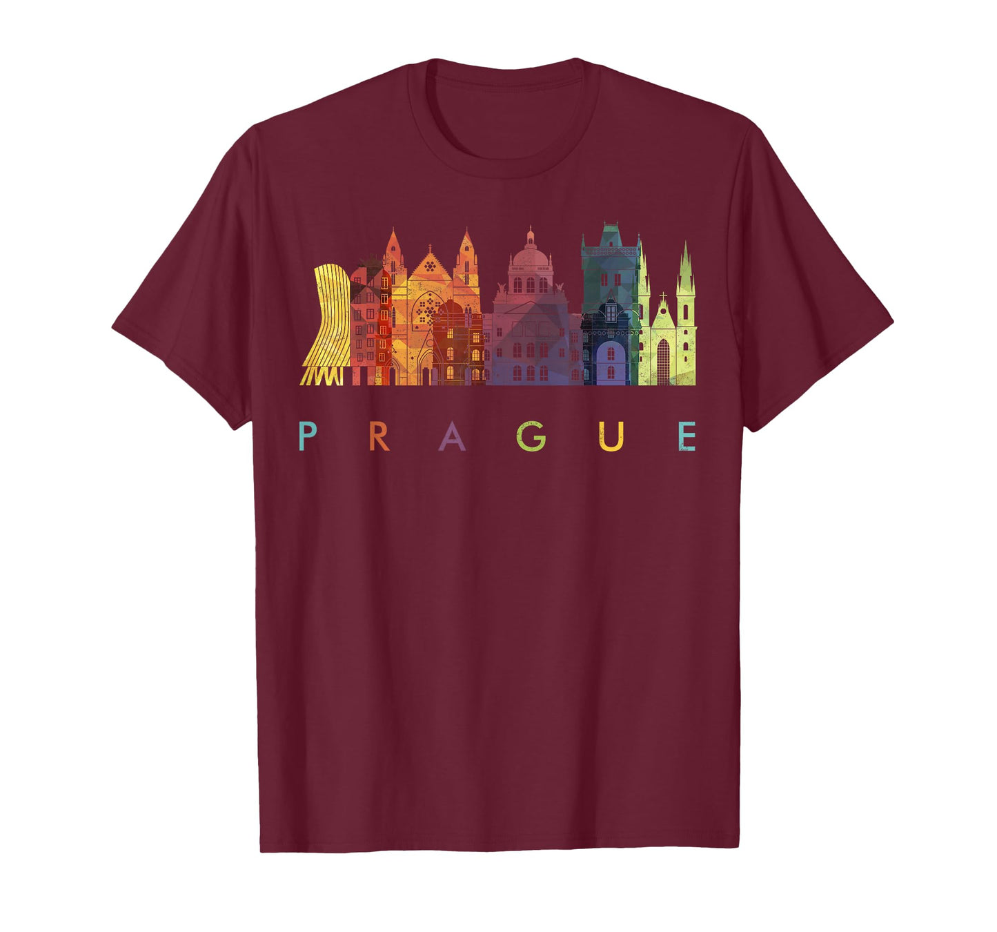 Travel Europe Czech Republic Prague Family Vacation Souvenir T-Shirt