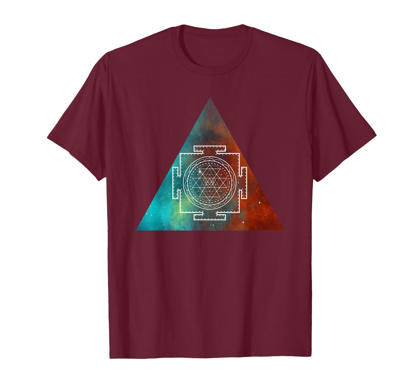 Sacred Geometry - Sri Yantra Graphic T-Shirt T-Shirt