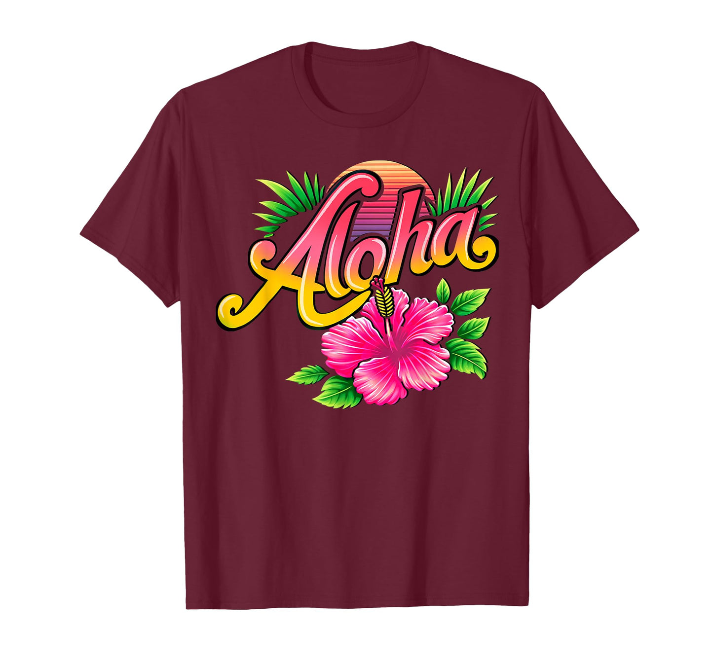 Aloha Hibiscus Flower Tee - Hawaiian Floral Essence T-Shirt