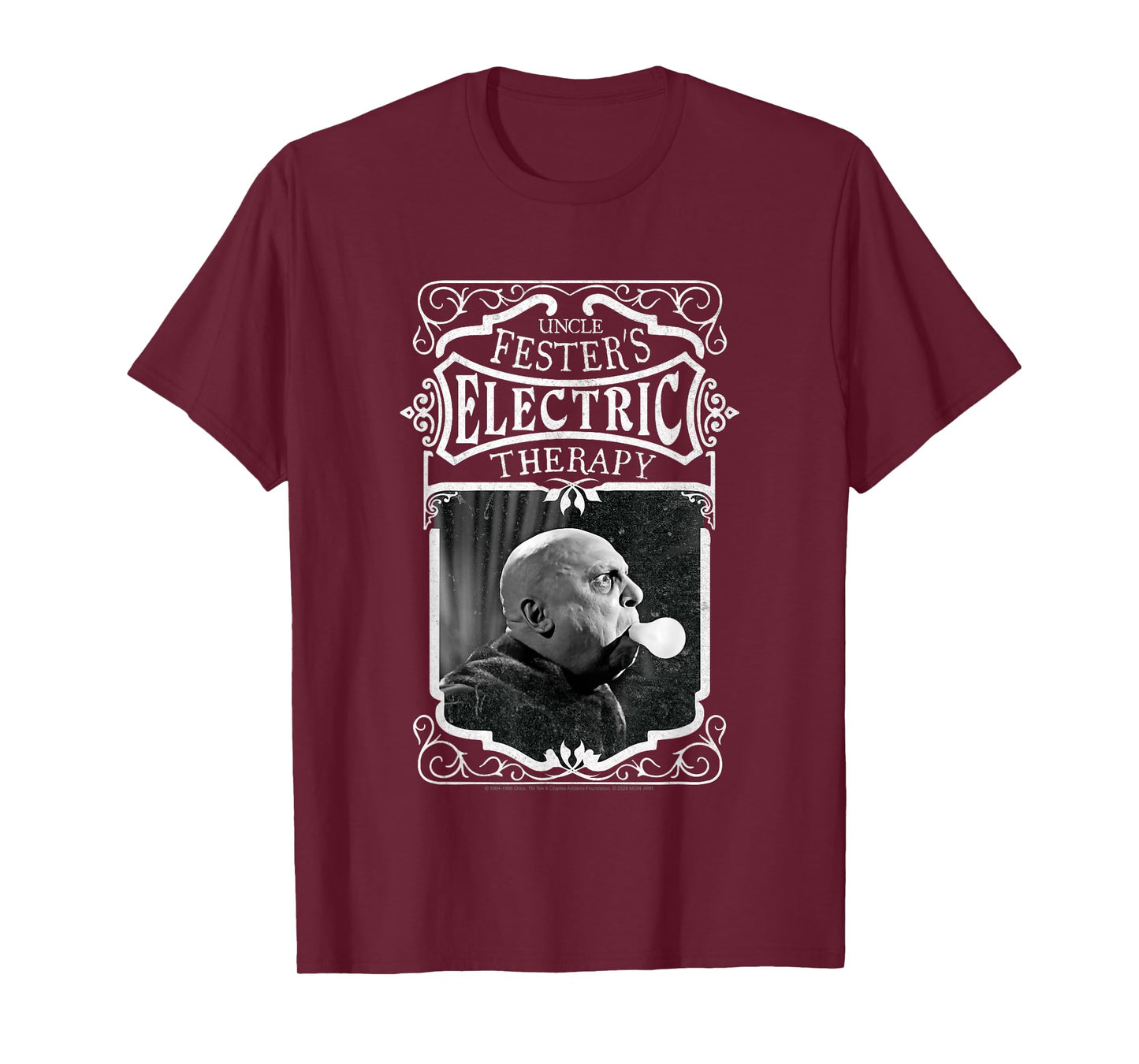 The Addams Family Uncle Fester's Electric Therapy T-Shirt