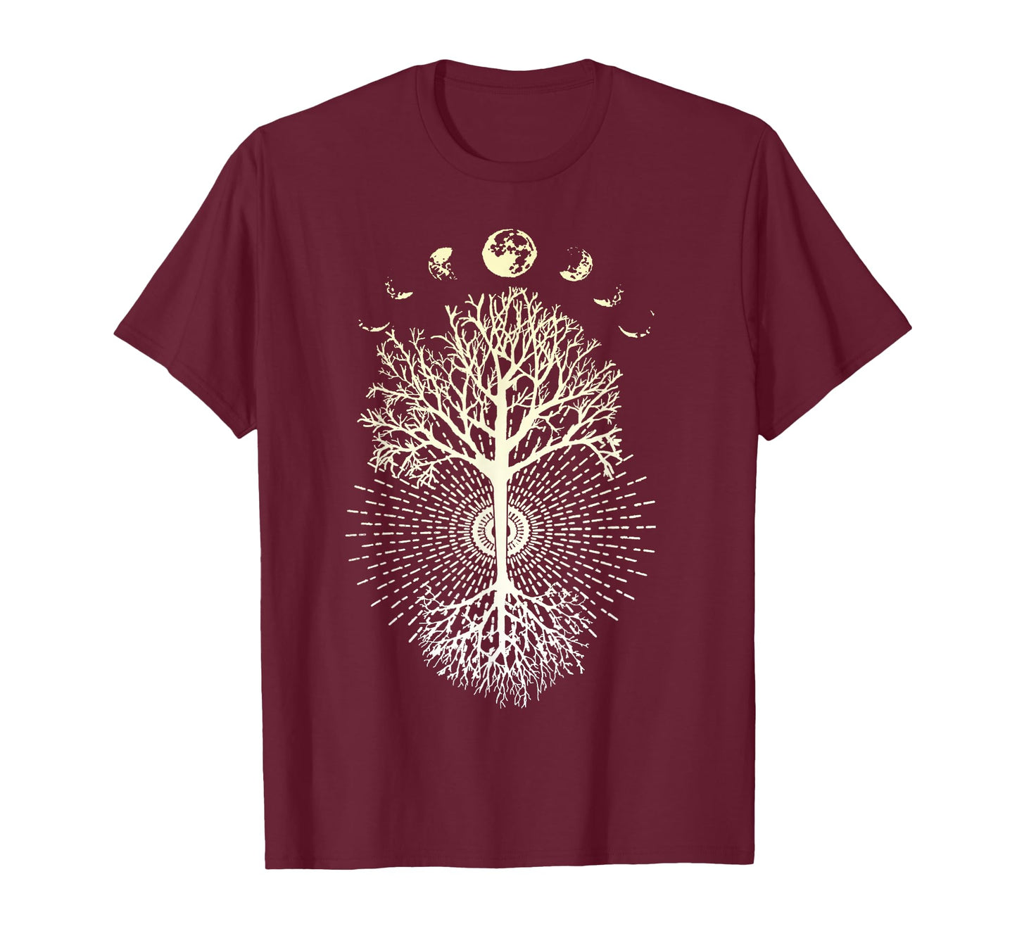 Phases of the Moon Tree of Life Mindfulness T-Shirt