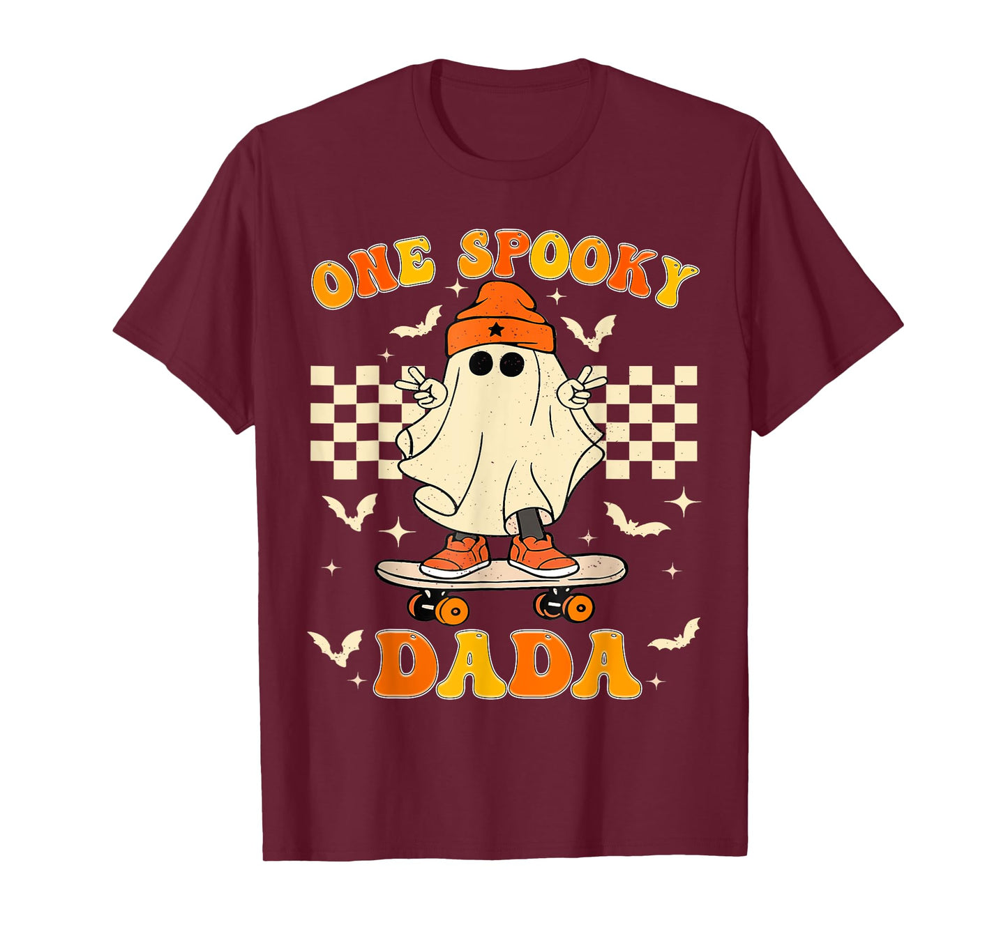 Groovy Boo One Spooky Dada First Halloween Birthday Boy T-Shirt
