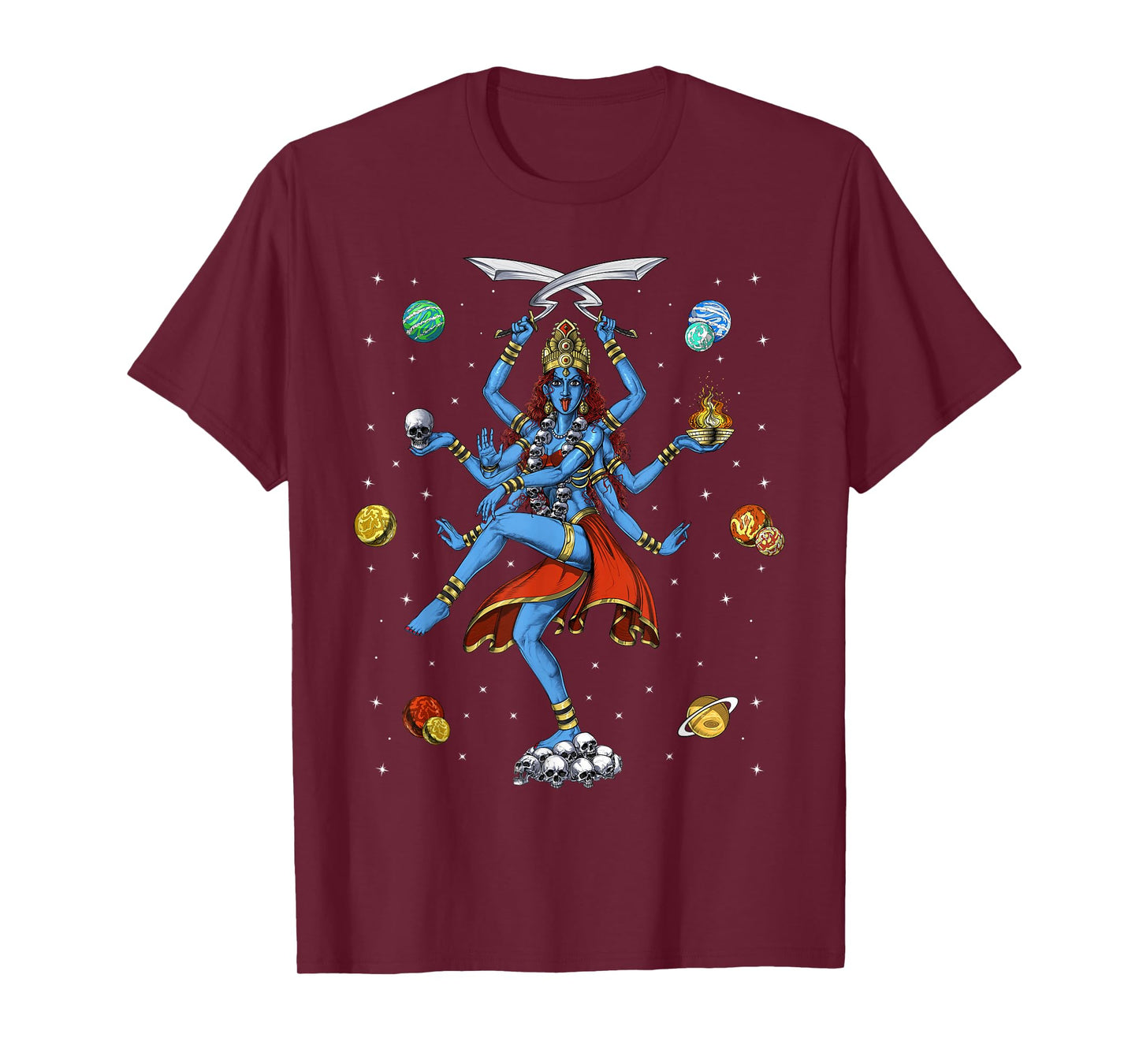 Kali Hindu Goddess Hinduism Deity God Spiritual Zen Yoga T-Shirt
