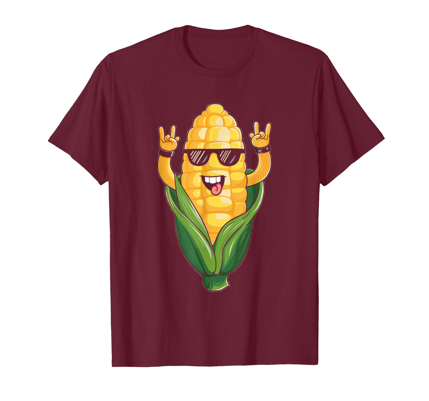 Rock On Corn Corn Lover Sweet Corn On The Cob T-Shirt