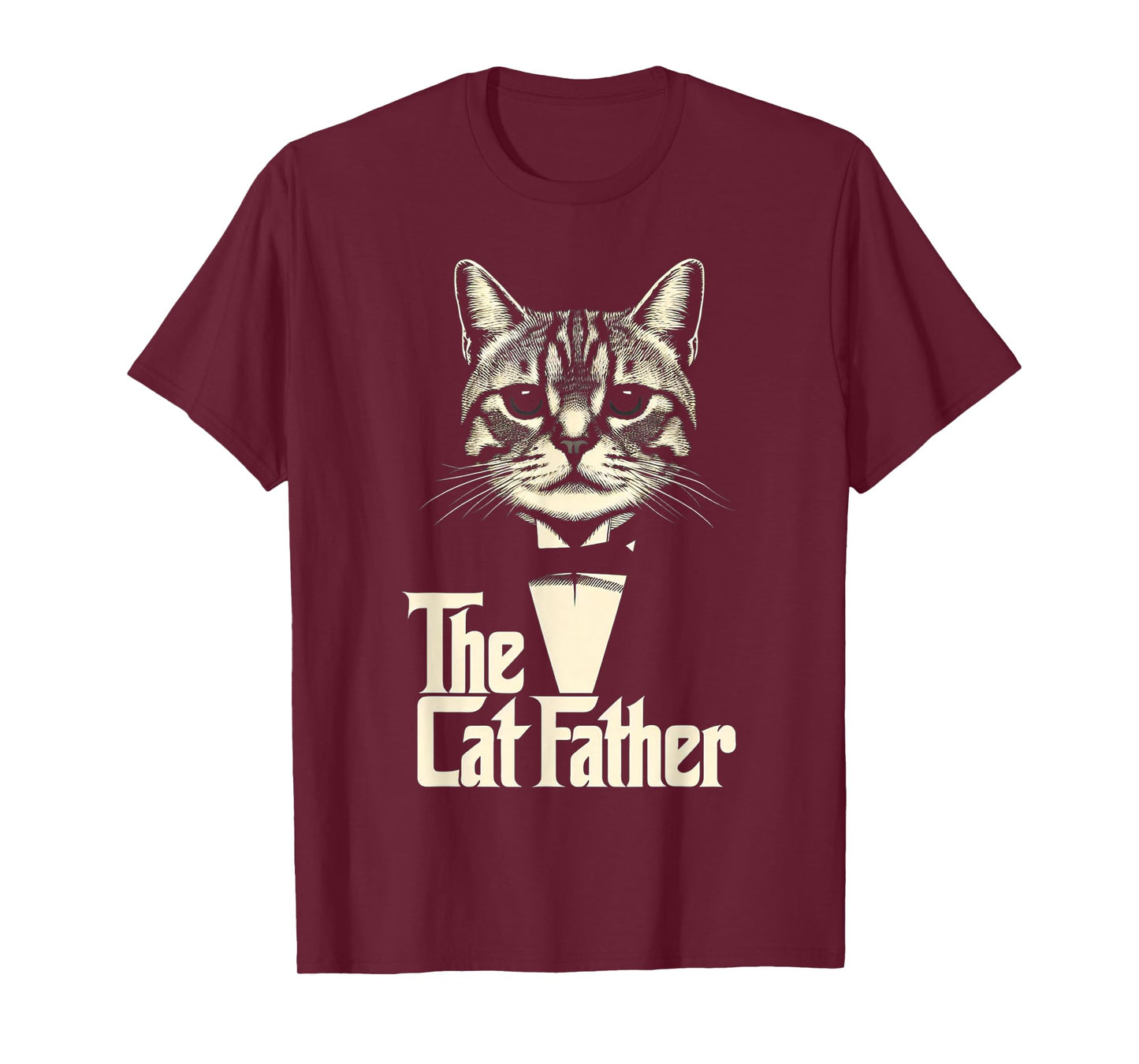Cat Lover Gifts Funny The CatFather Mens Cat Dad T-Shirt
