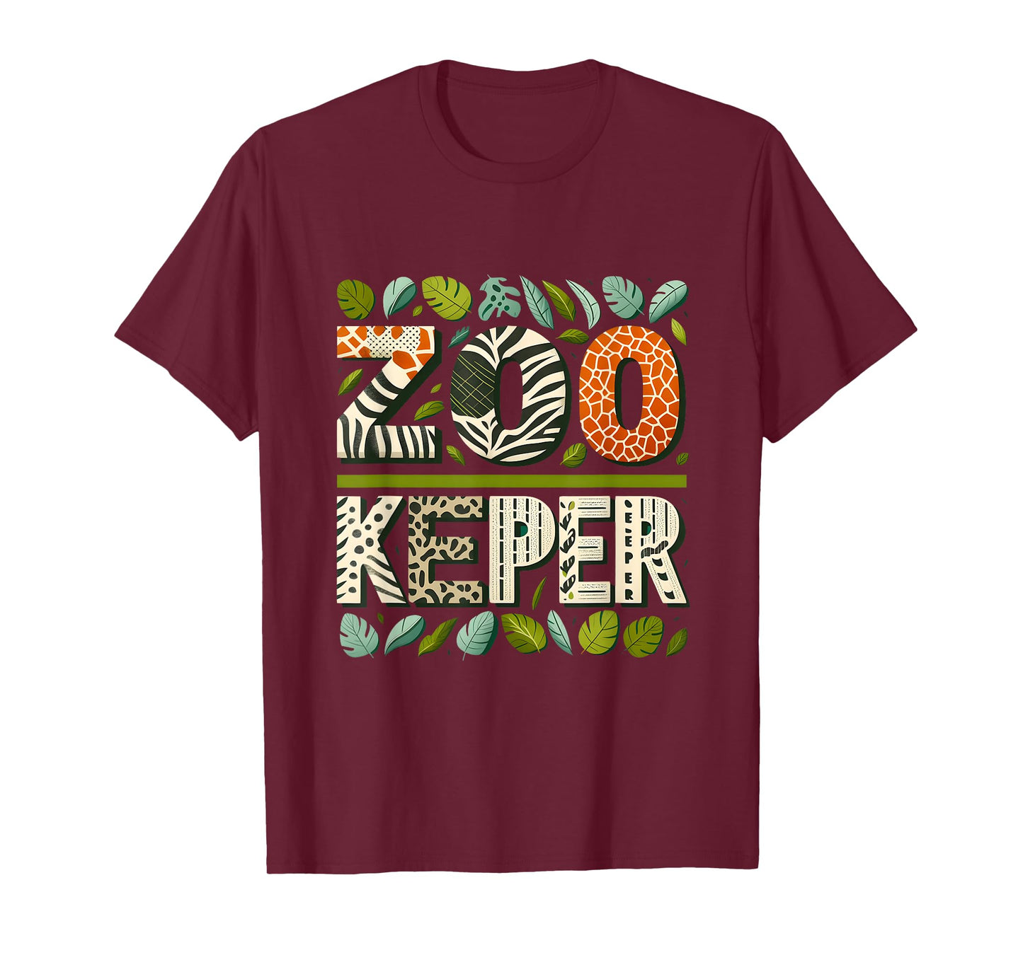 Zoo Keeper Costume Adult Halloween Party Safari Zookeeper T-Shirt