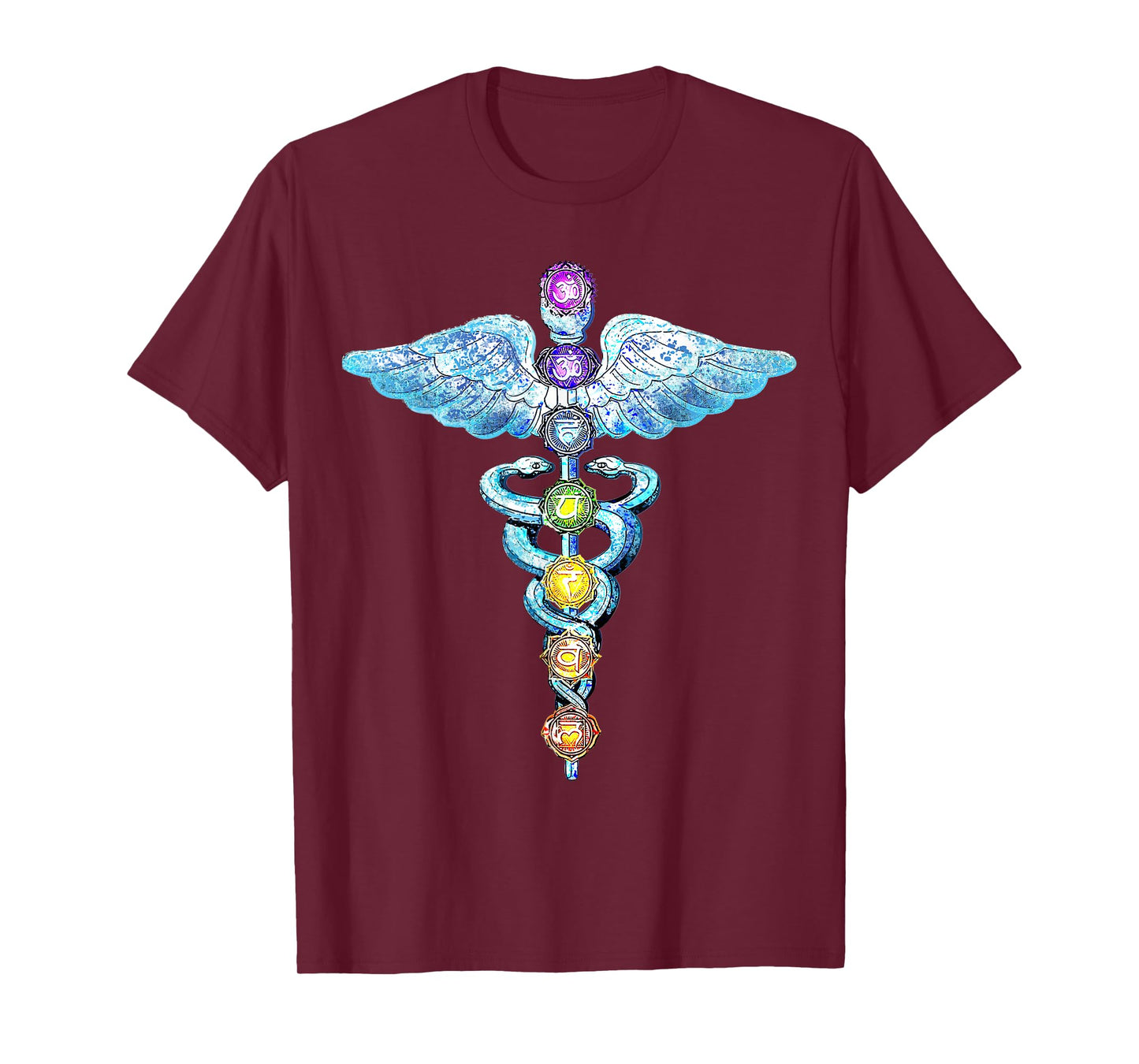Kundalini Snake Chakras Healing Energy Rising, Meditation T-Shirt