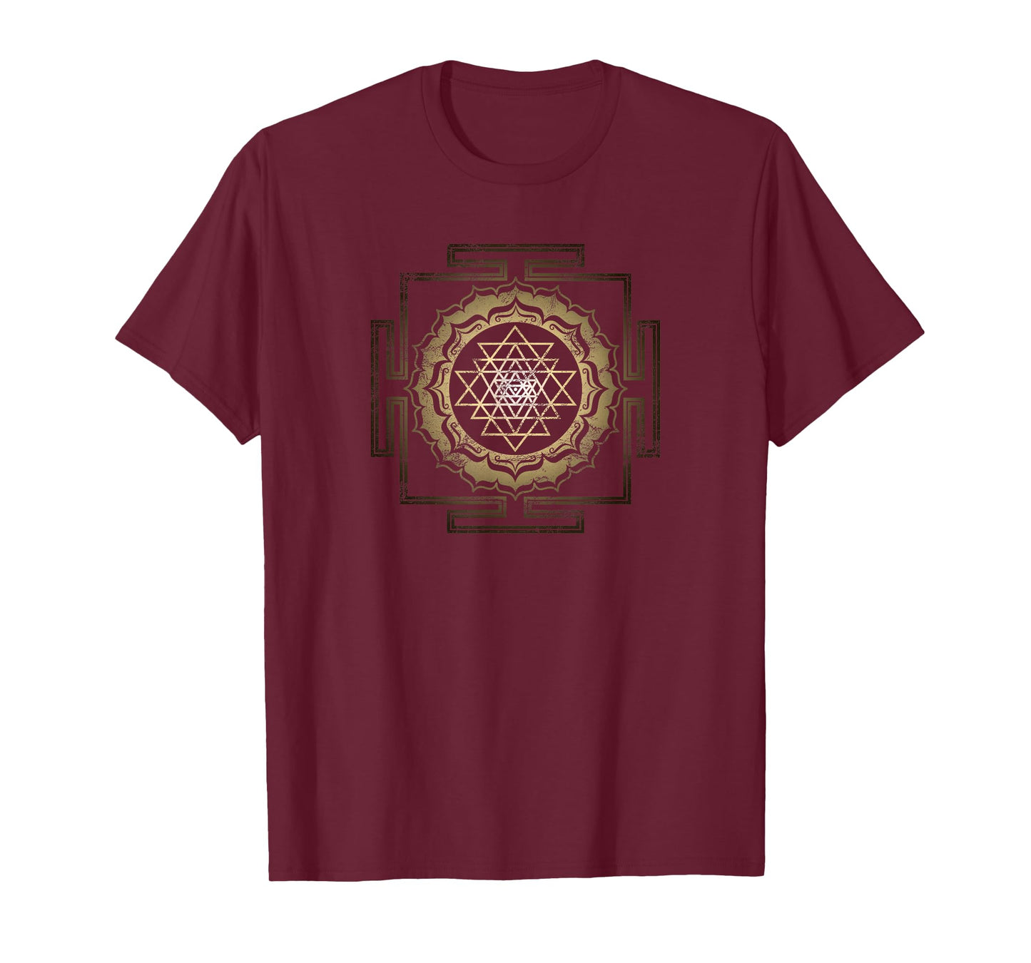 Shri Yantra Lotus Buddhism Meditation Sacred Geometry Zen T-Shirt
