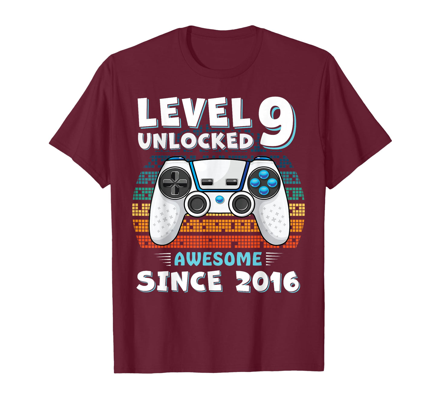 9 Year Old BDay Decorations Son Boy 9yr 2016 9th Birthday T-Shirt