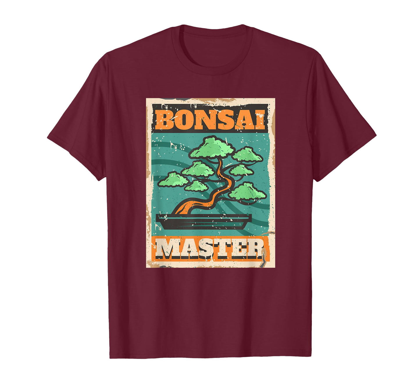 Vintage Bonsai Master Funny Bonzai Tree Lover Men Women T-Shirt