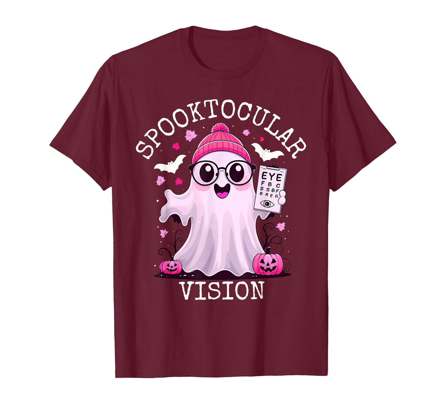 Spooktocular Vision Optometry Ghost Halloween Eye Doctor T-Shirt
