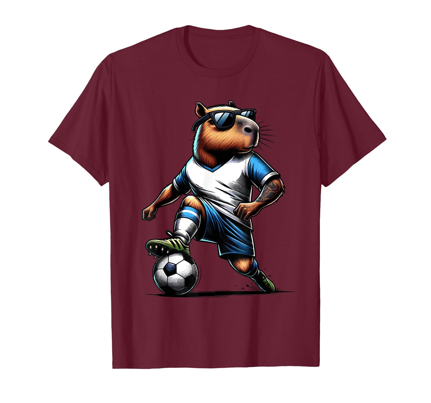 Soccer Capybara Sport - Soccer Player T-Shirt
