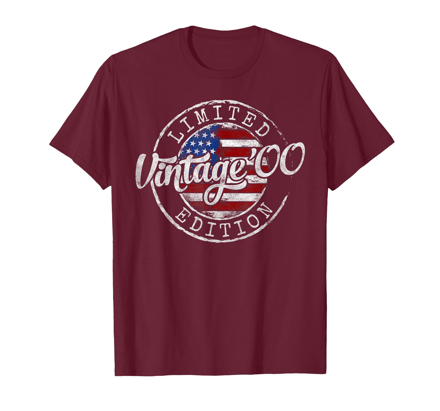 Vintage 2000 25th Birthday Gifts For Men Women 25 Year Old T-Shirt