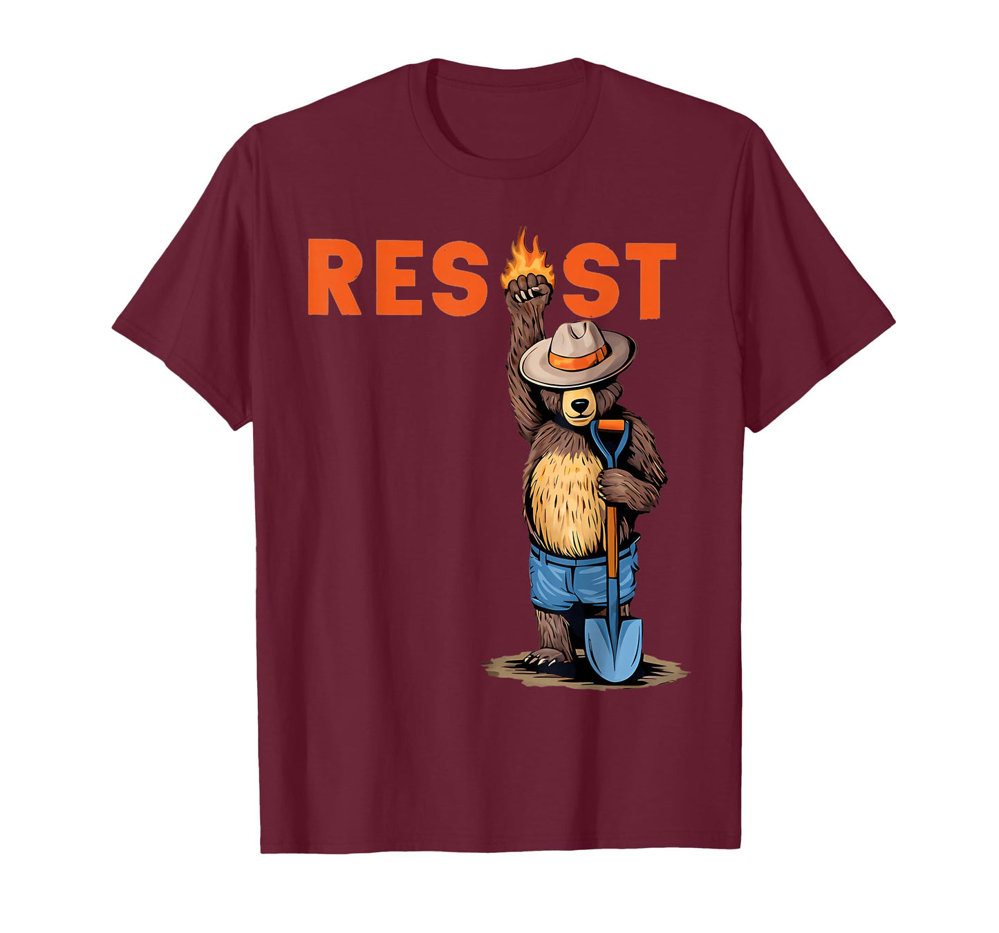 Vintage The Resist Bear Meme For Women & Men T-Shirt