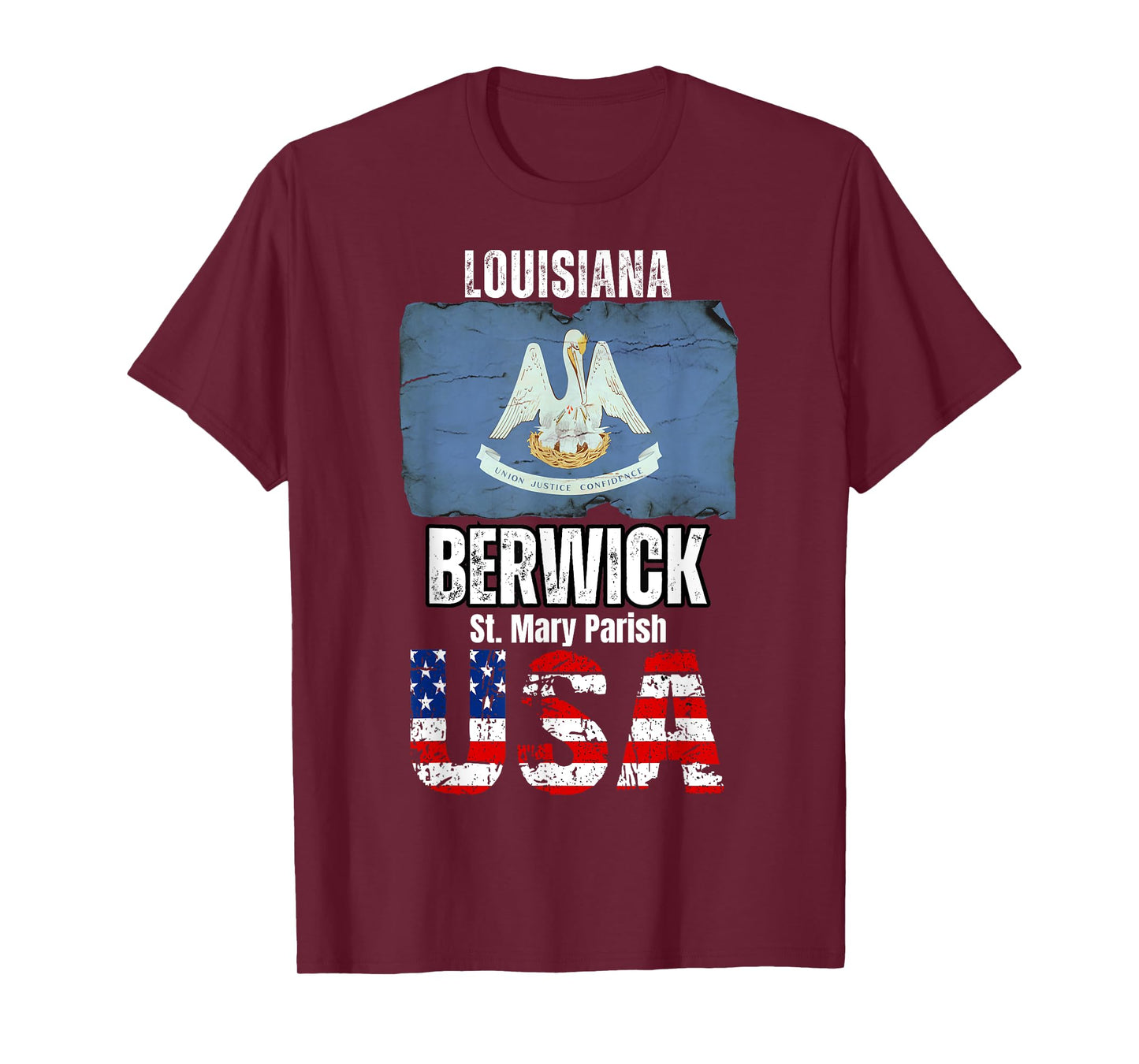 Berwick, Louisiana LA, St. Mary Parish, T-Shirt