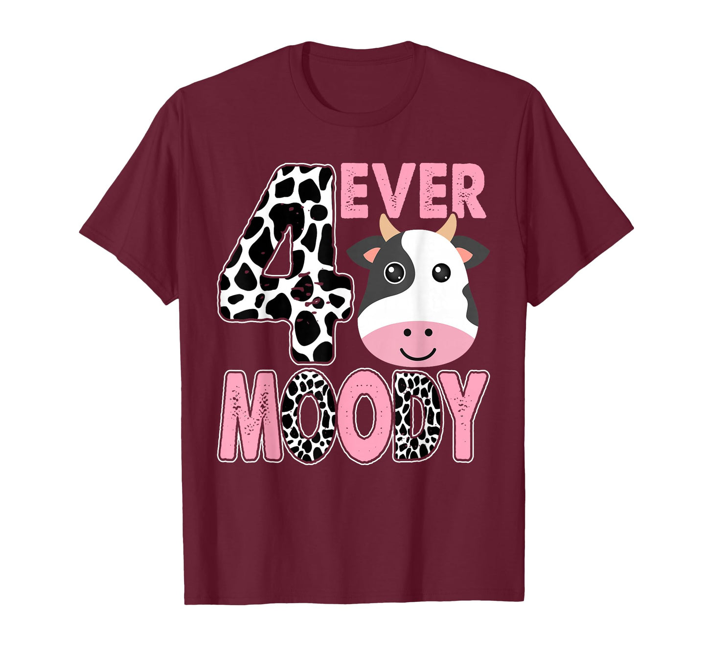 Im 4 4th Bday Four Ever Moody Birthday Decorations T-Shirt
