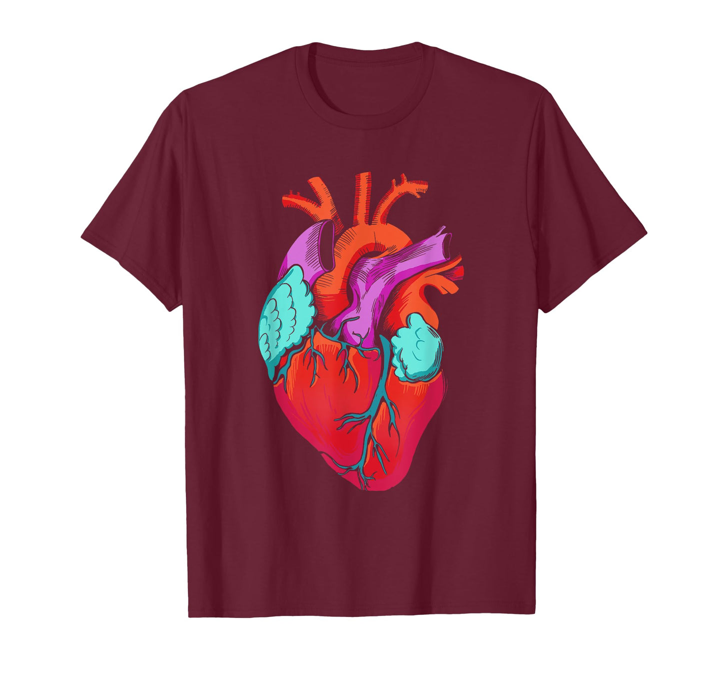 Anatomical Heart Vintage Heart Anatomy T-Shirt