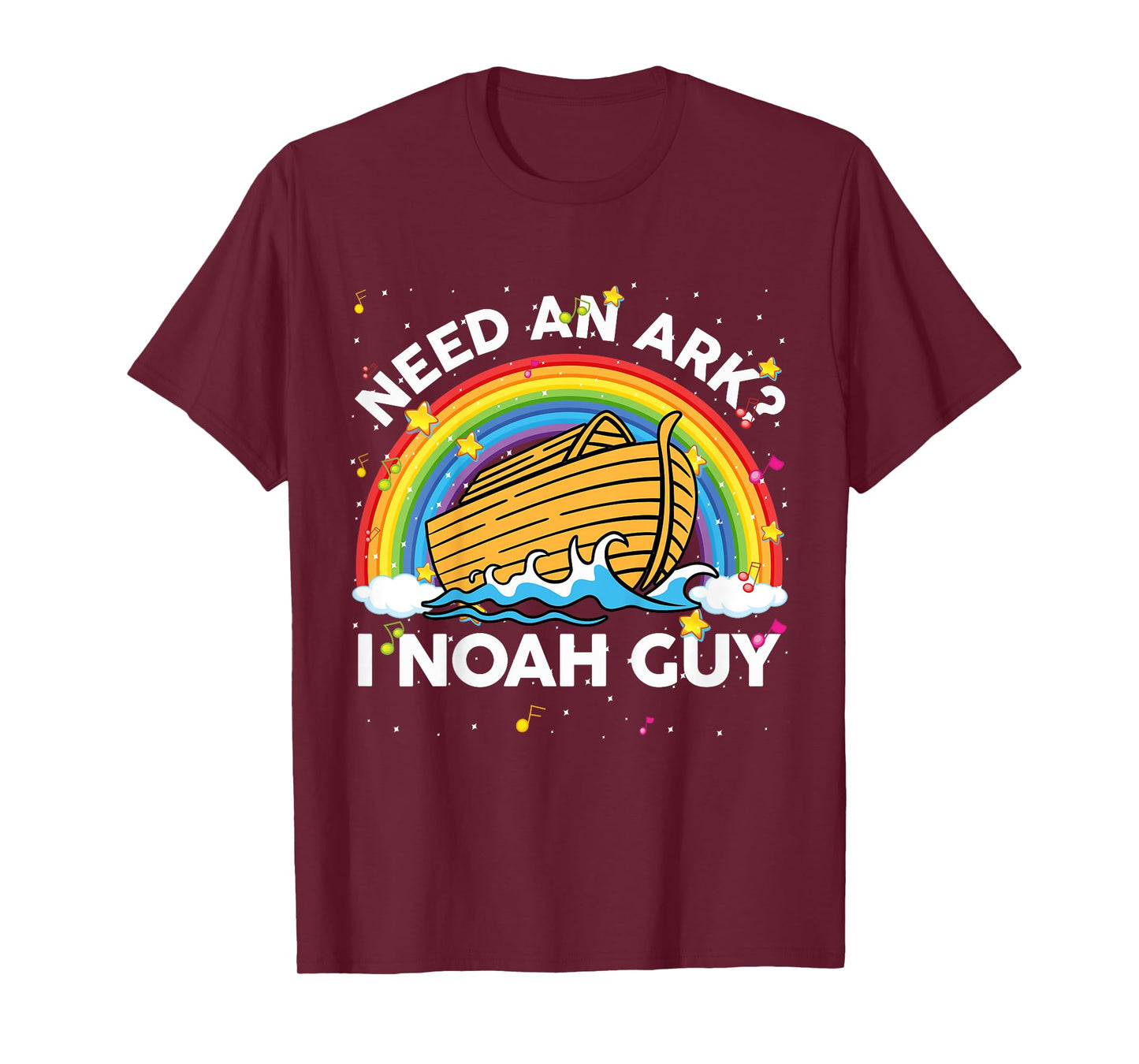 Kids Toddler Kid Need Ark I Noah Guy Christian Easter Rainbow Boy T-Shirt