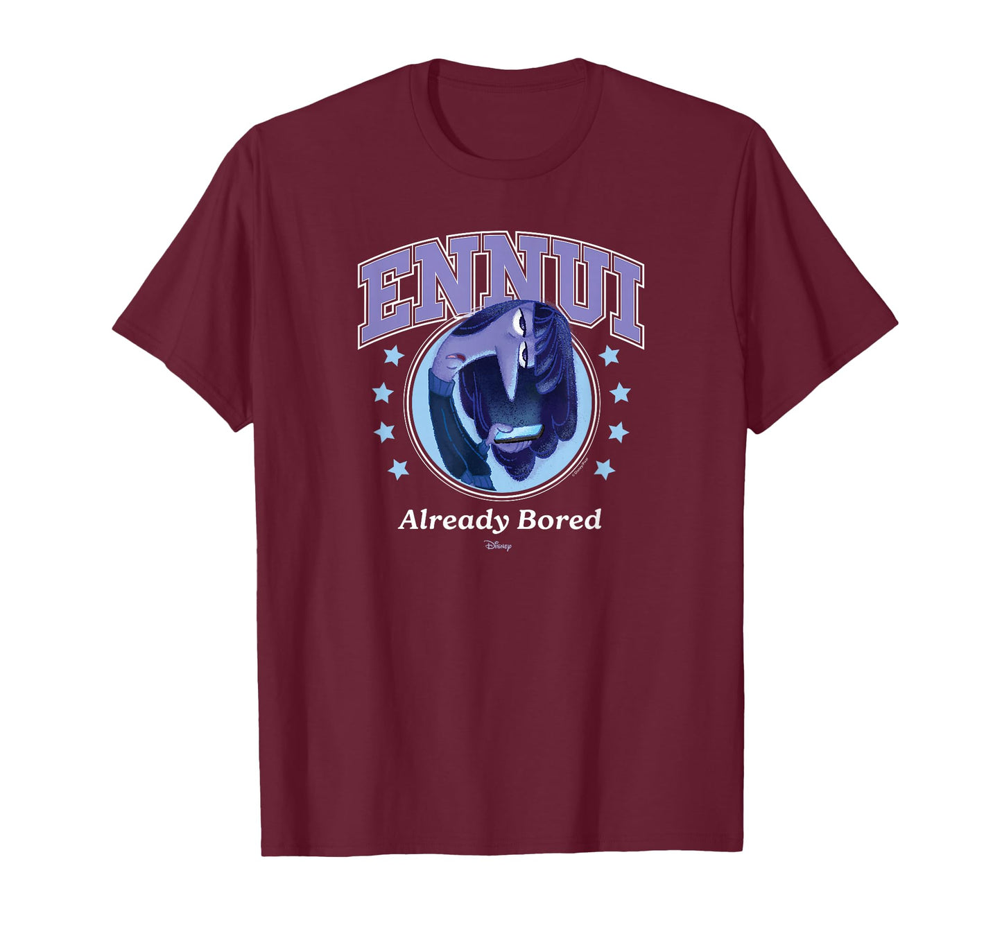 Inside Out 2 - Ennui Already Bored Emotion Character T-Shirt