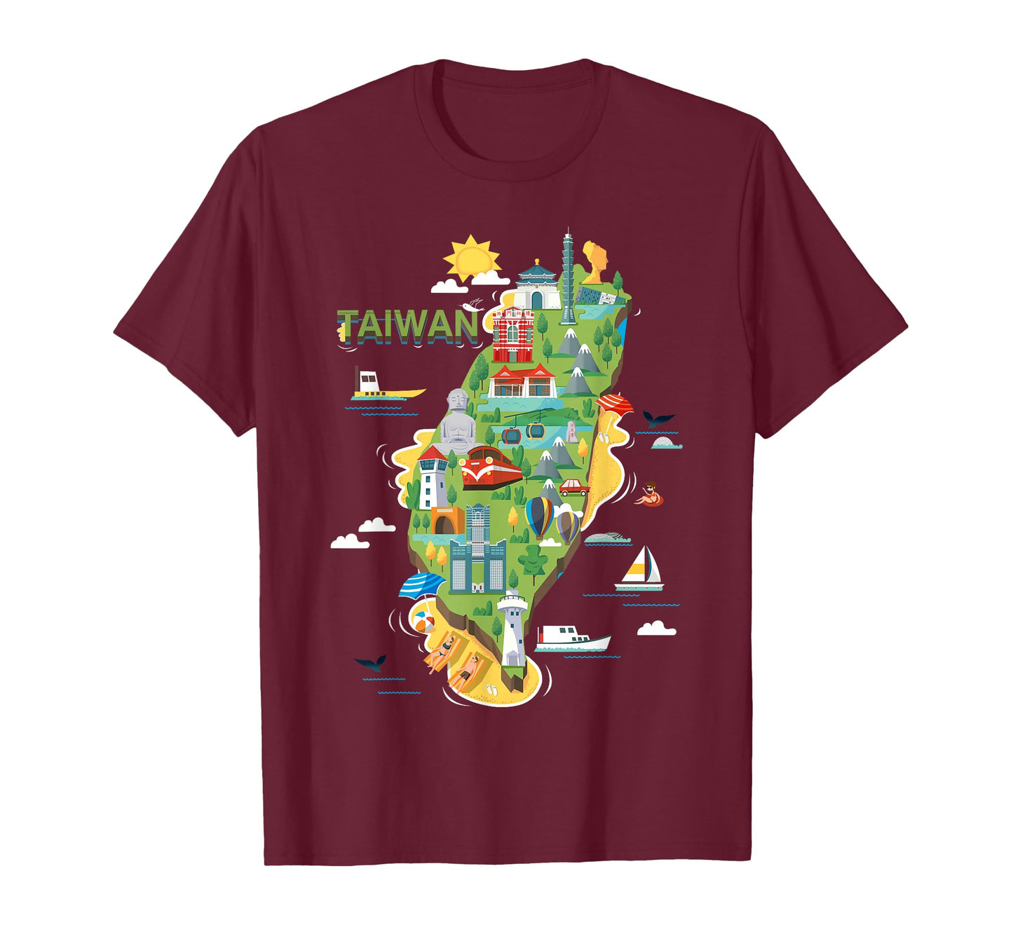 Travel Around Asia Taiwan Taipei Family Vacation Souvenir T-Shirt