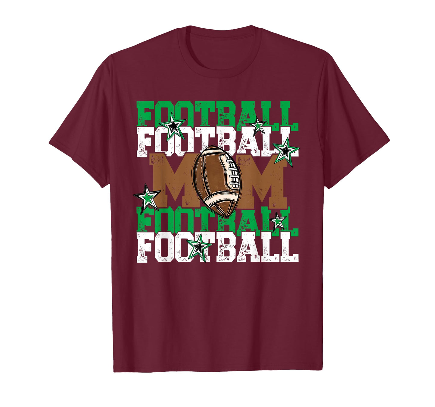 Touchdown American Football Mom Game Day Thanksgiving Retro T-Shirt