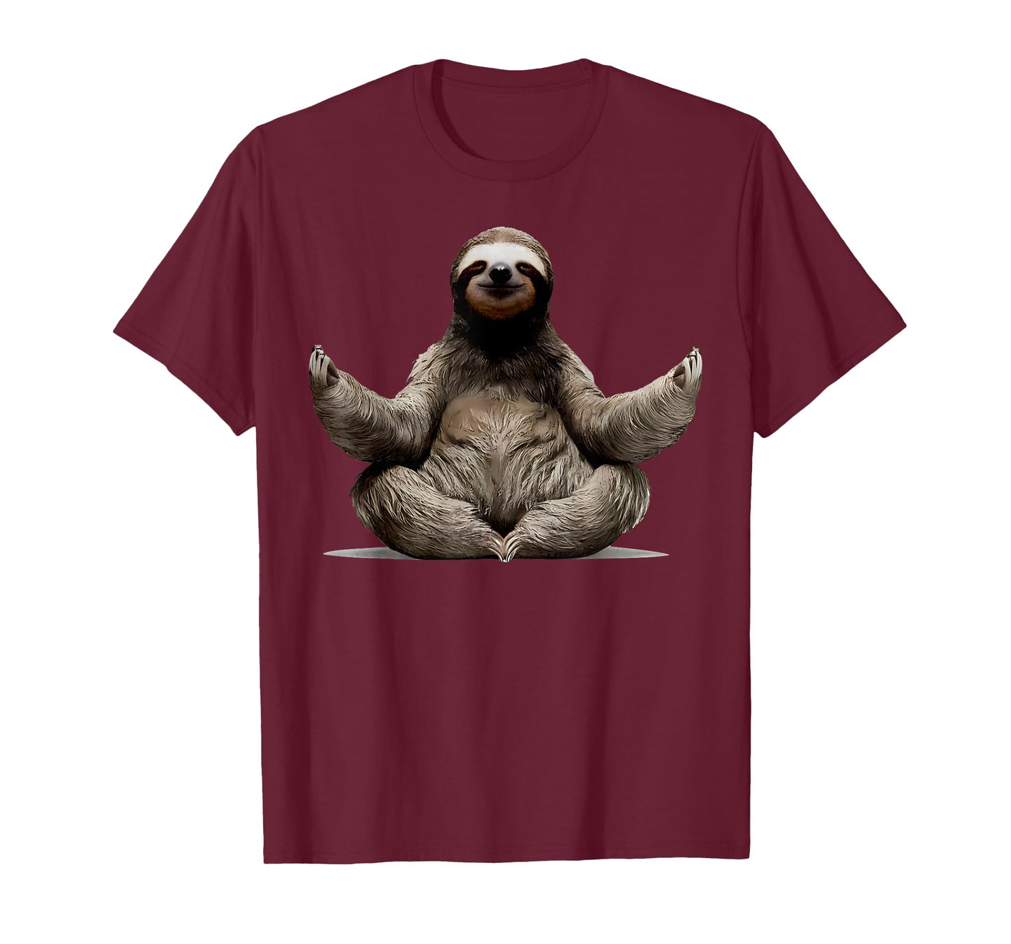 Sloth Yoga Namaste Meditation Buddhist Zen Buddha Women Men T-Shirt
