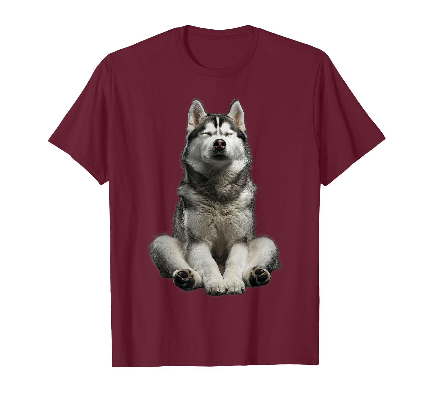Siberian Husky Yoga T-Shirt