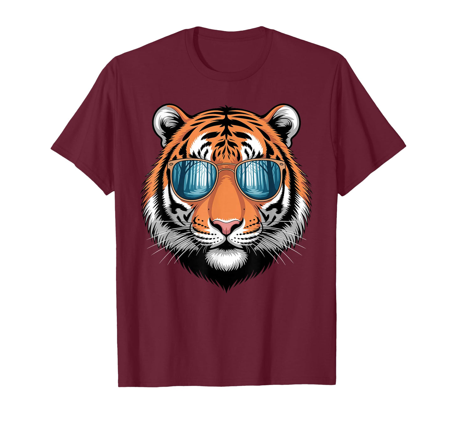Cool Tiger Costume for Men Women Kids Pattern Tiger Lover T-Shirt