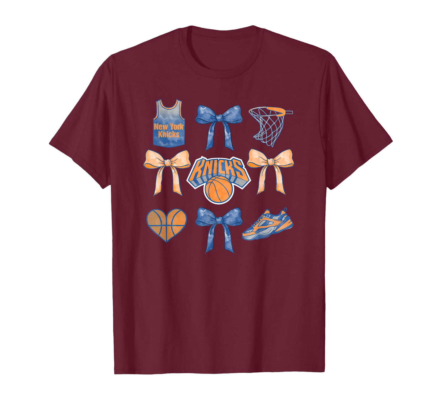 NBA New York Knicks Bow Grid T-Shirt
