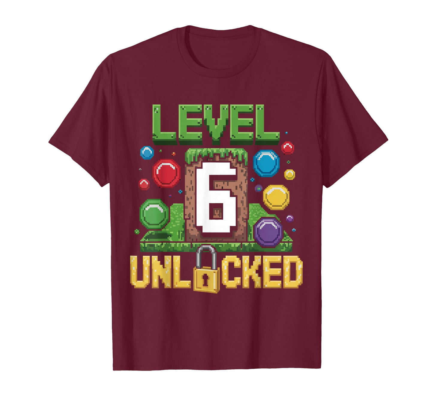 Birthday Children's Shirt Level 6 Unlocked 6 T-Shirt