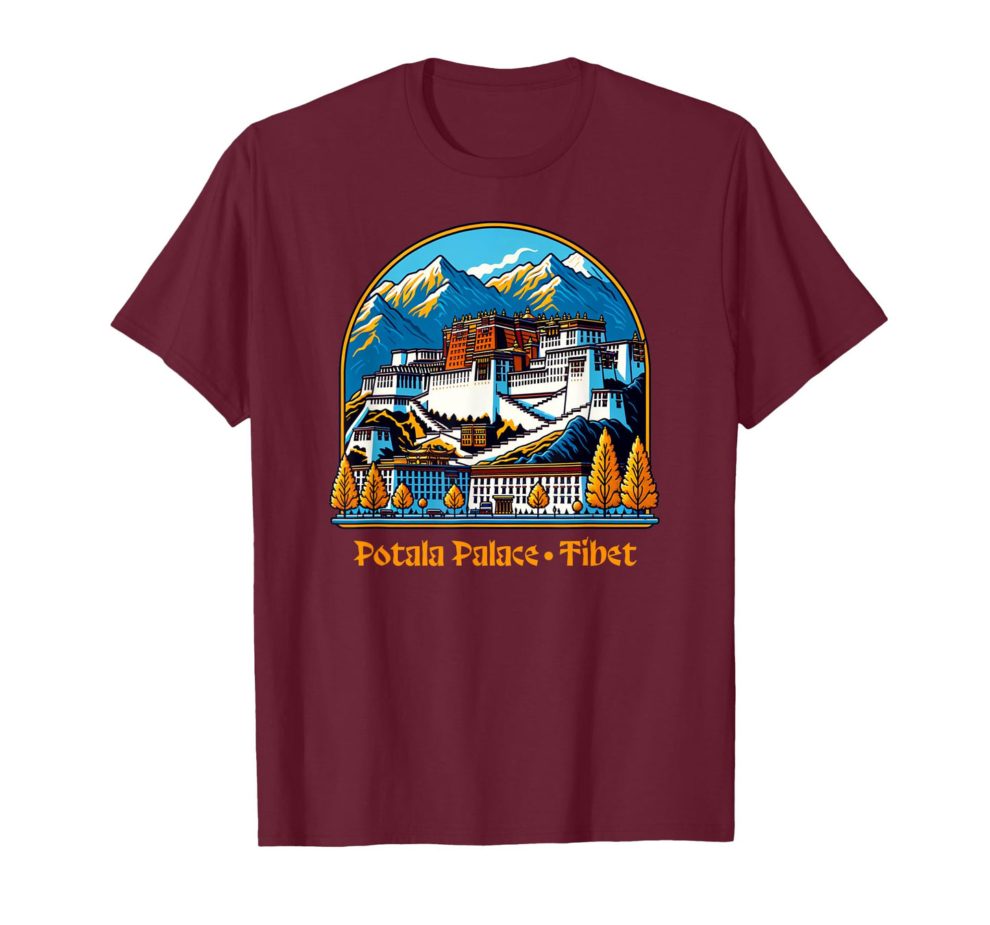 Potala Palace Tibet Lhasa Buddhist T-Shirt