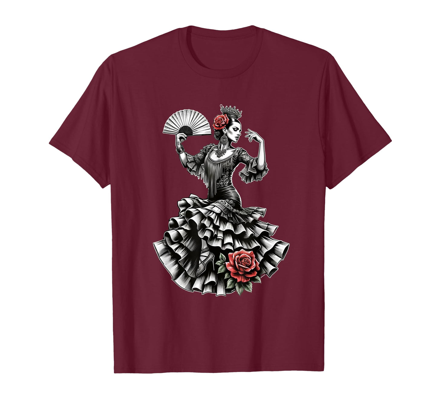 Bailaora Flamenca Spanish Flamenco Dancer Feria Souvenir T-Shirt