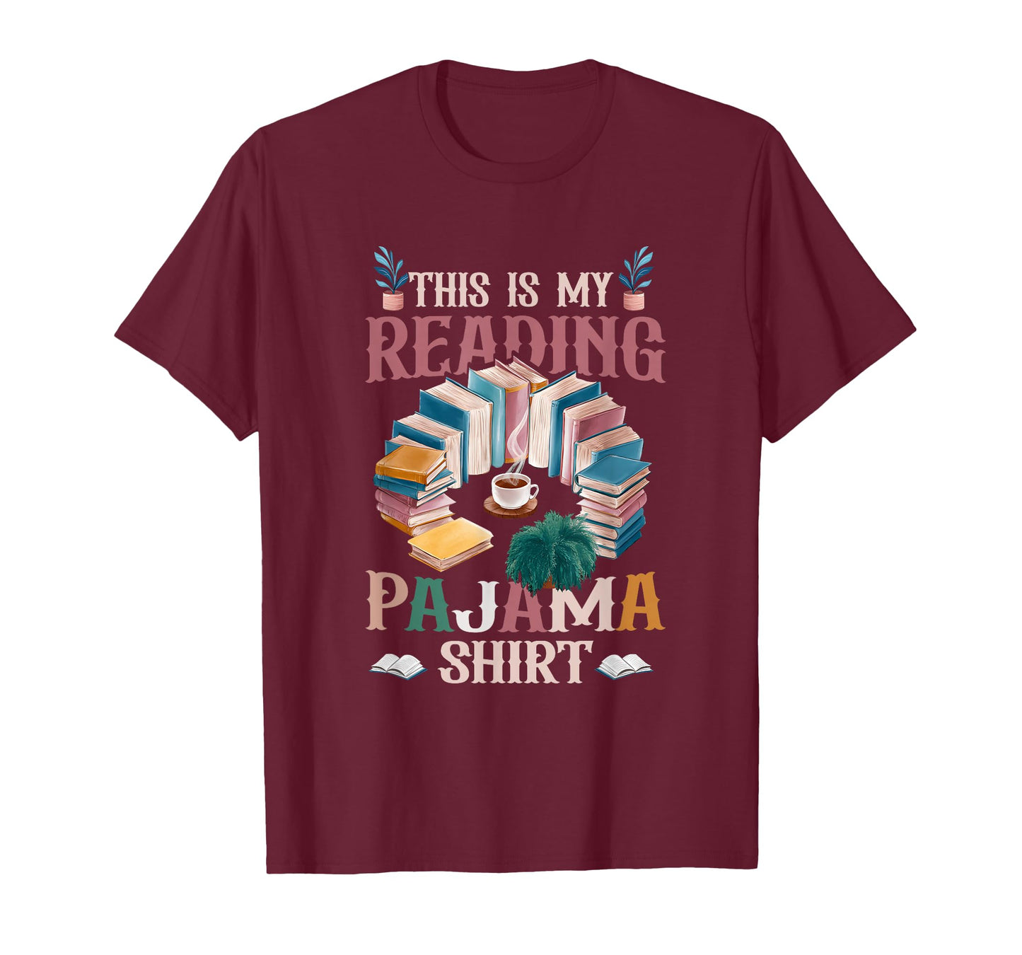 Book And Pajama This Is My Reading Pajama Bedtime Reading T-Shirt