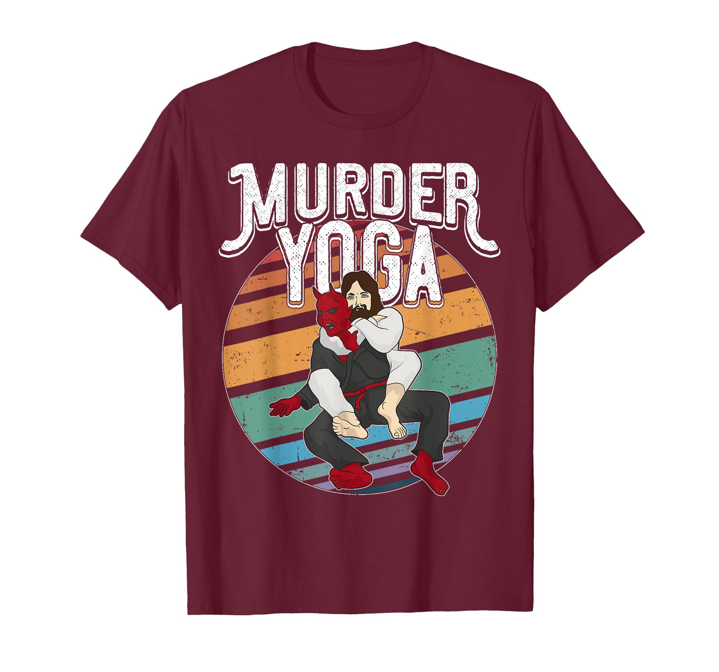 Murder Yoga Shirt Brazilian Jiu Jitsu BJJ Gi Rolling Belt T-Shirt