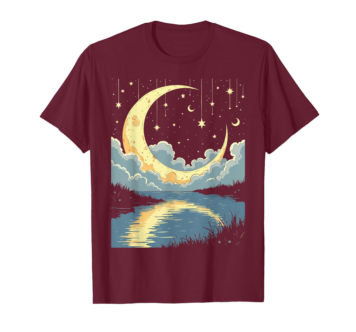 Boho Hippie Celestial Sun Moon Vintage Aesthetic T-Shirt