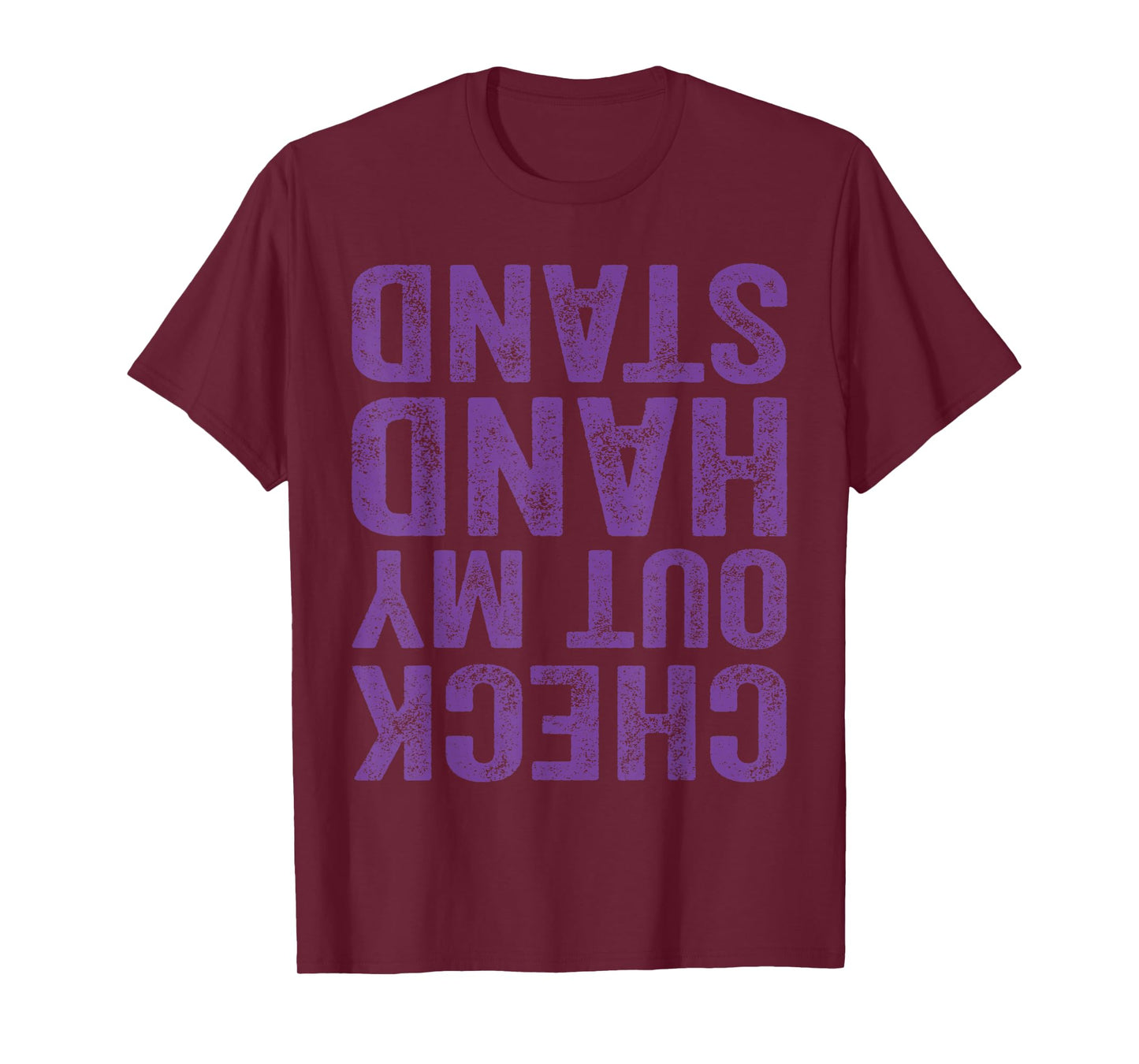 Check Out My Handstand Gymnast Yoga Funny Boys Gymnastics T-Shirt