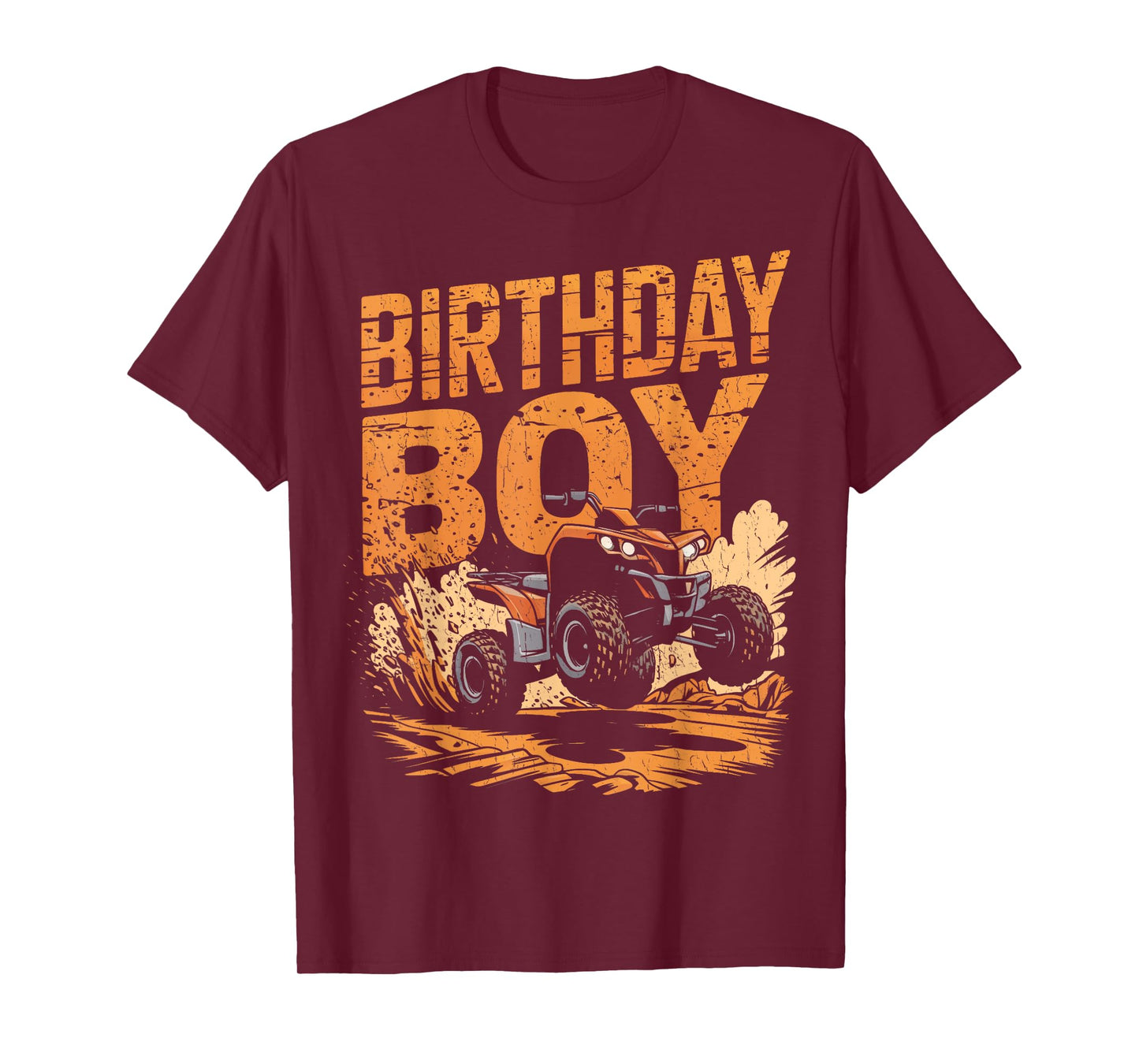 Funny Birthday Boy 4 Wheeler Birthday Boy ATV Birthday Party T-Shirt