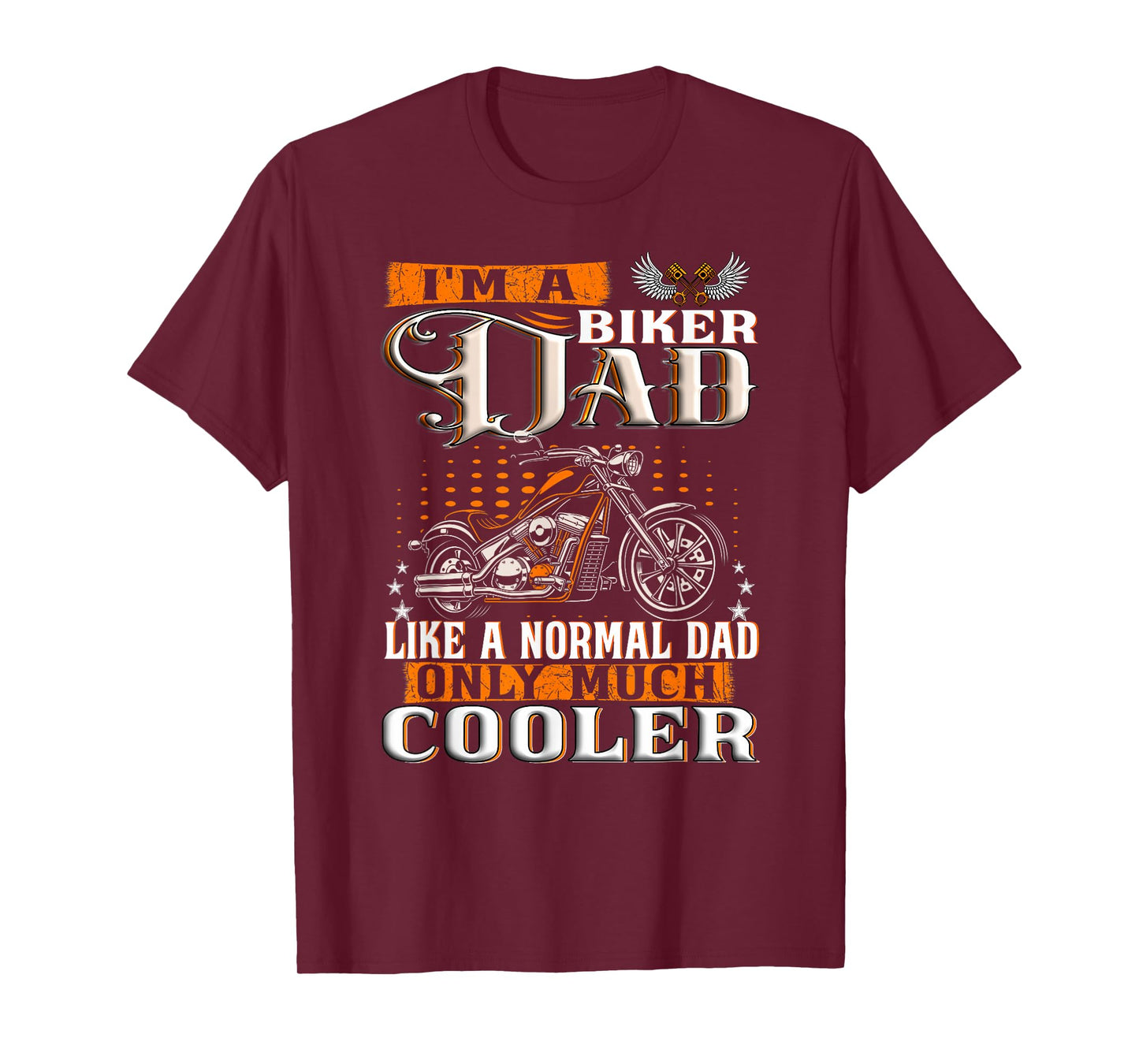 Funny Best Biker Dad Motorcycle Rider Father T-Shirt