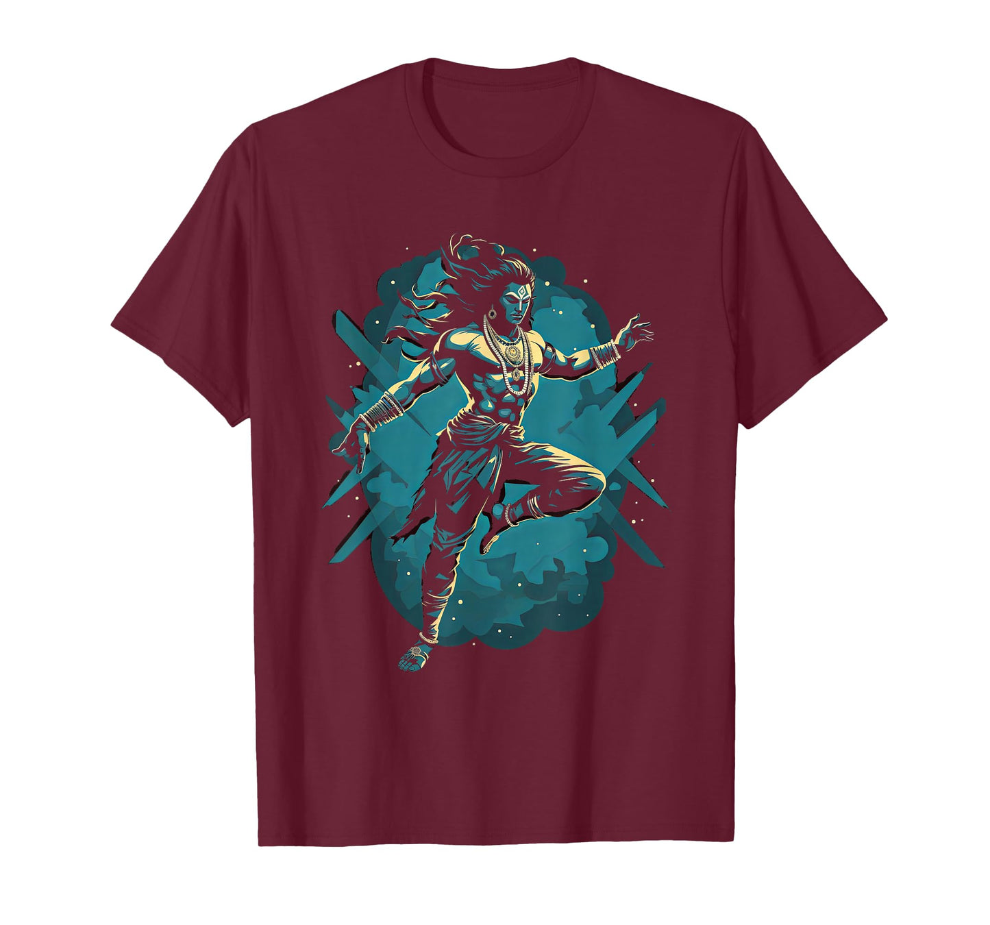 Shiva spiritual hindu god tandava dance yoga meditation T-Shirt