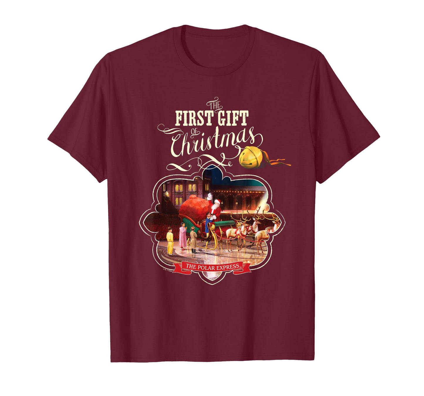 The Polar Express Giving The First Gift Of Christmas T-Shirt