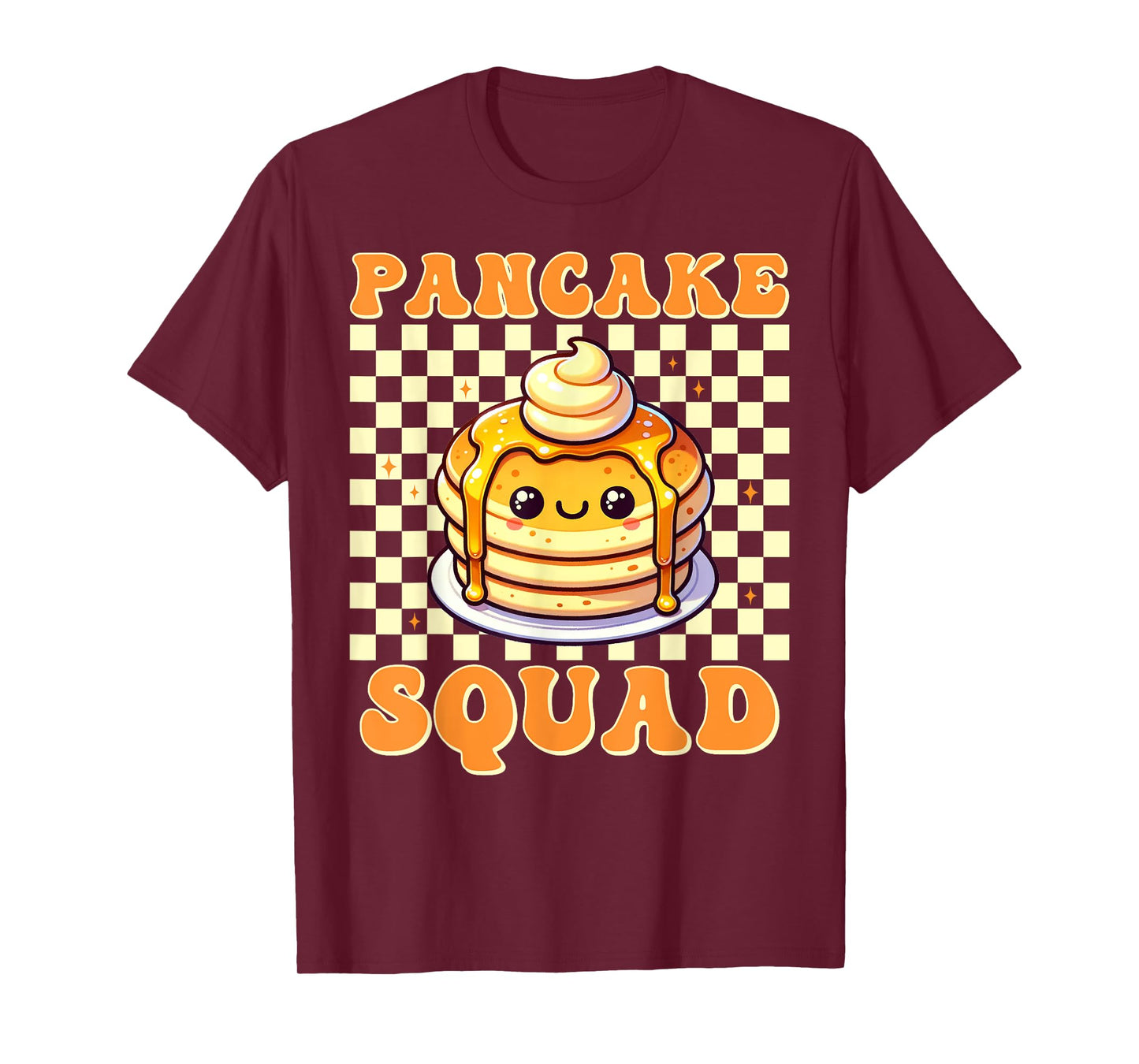Pancake Squad Crew Syrup Brunch Breakfast Bake Maker T-Shirt