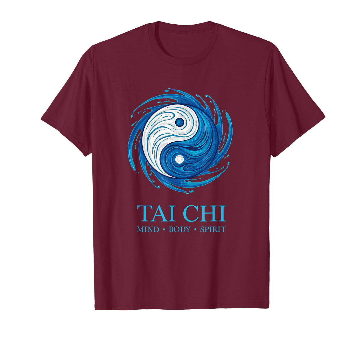 Tai Chi Yin Yang Mind Body Spirit Martial Arts T-Shirt