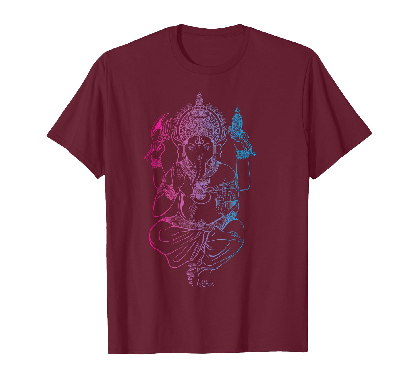 Ganesh Symbol Yoga Hindu Men Women Meditation T-Shirt