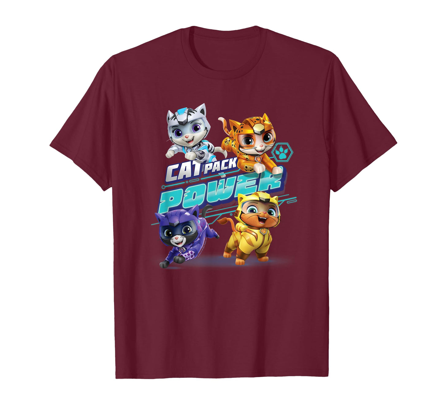 PAW Patrol Cat Pack Power With Leo, Shade, Wild And Rory T-Shirt